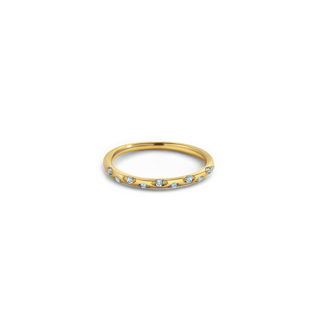 Dainty Constellation Birthstone Ring