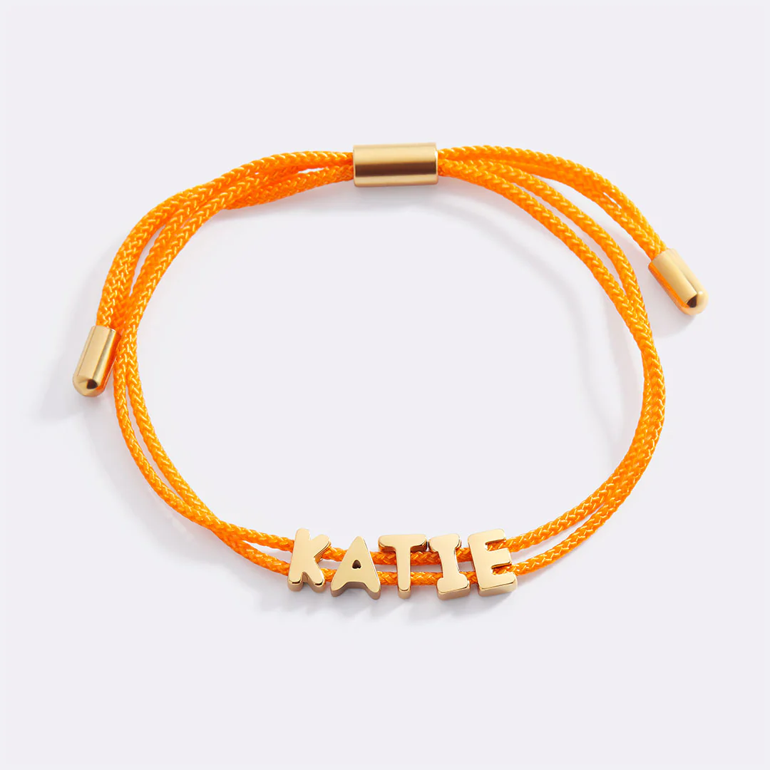 Personalized Adjustable Name Bracelet