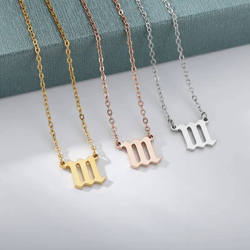 Dainty Angel Number Necklace