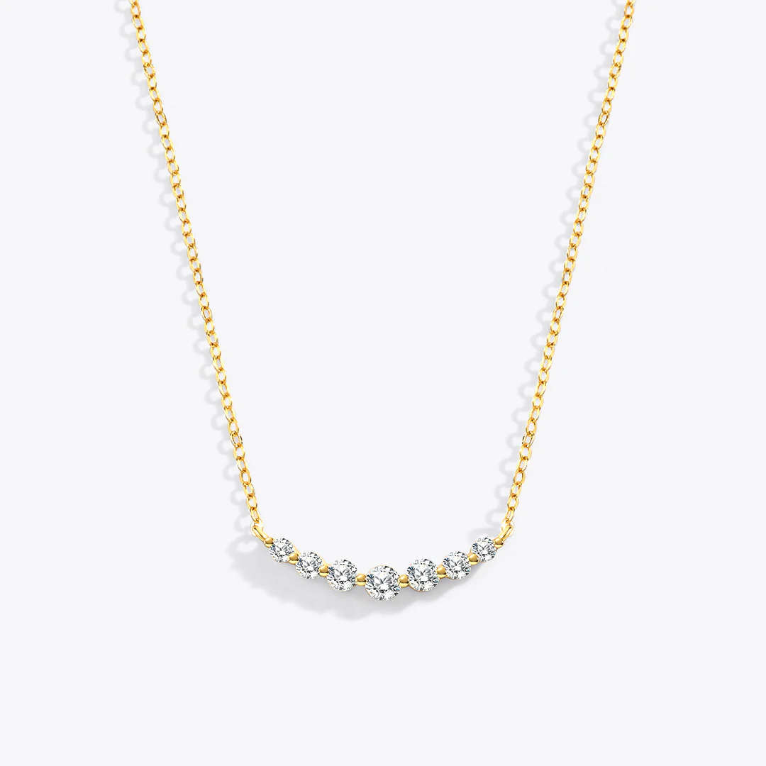 Classic Arc Diamond Necklace