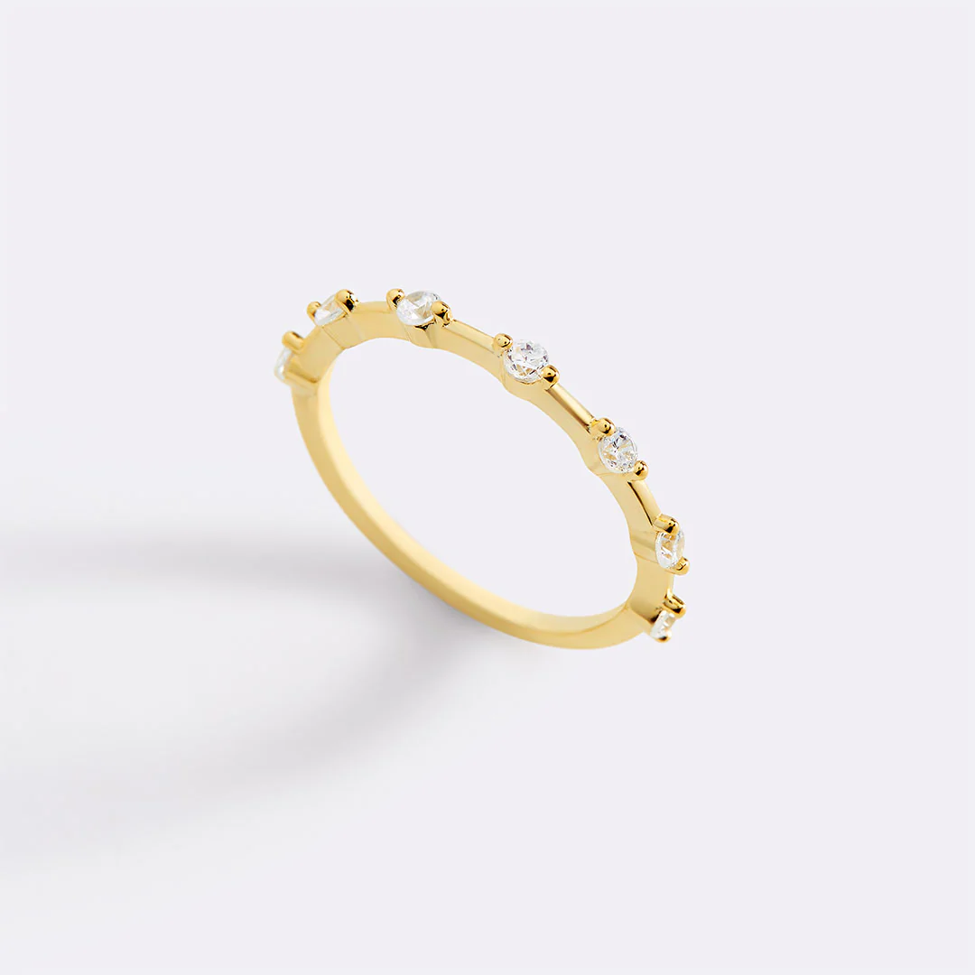 Ultra Thin Floating Eternity Ring