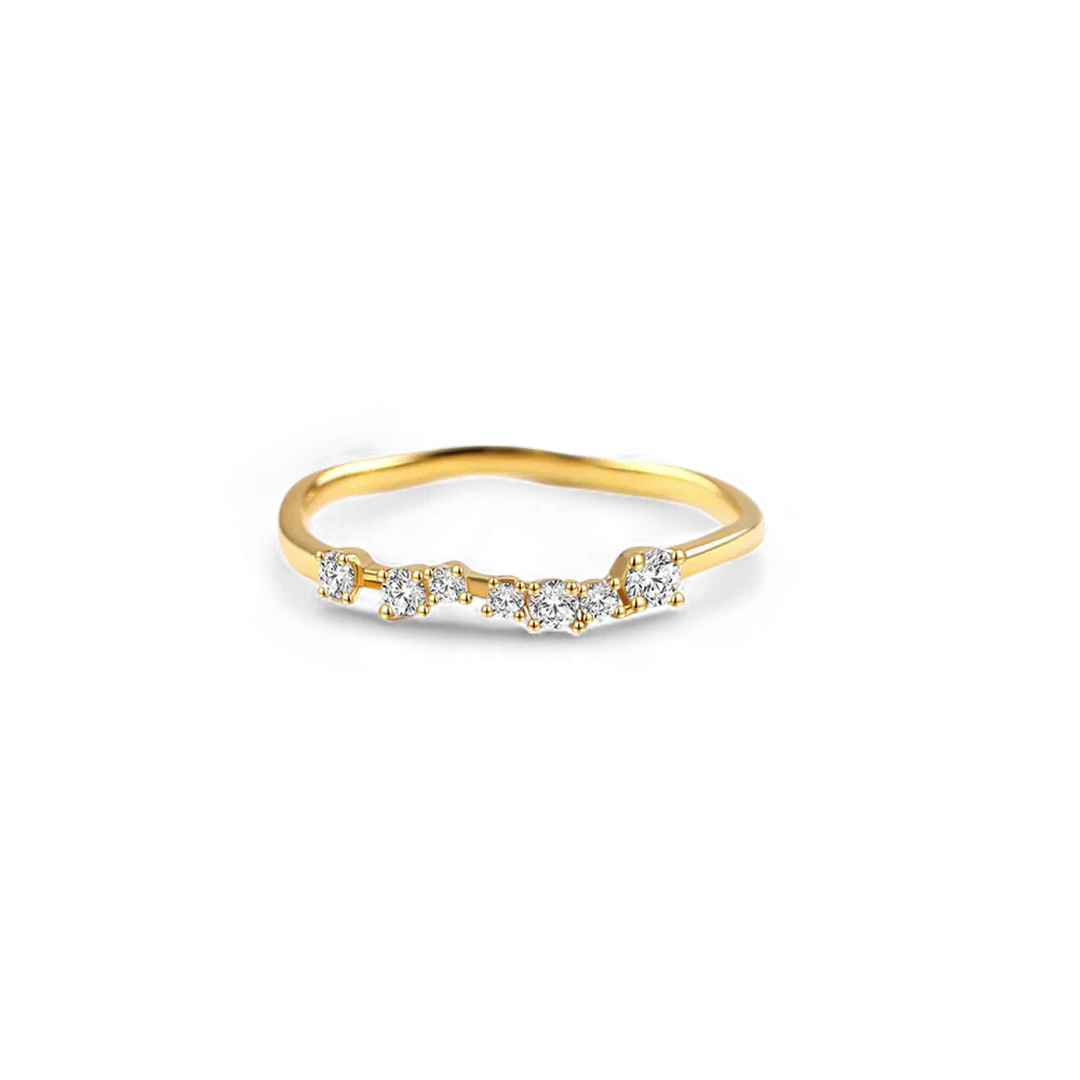 Shimmer Diamond Ring