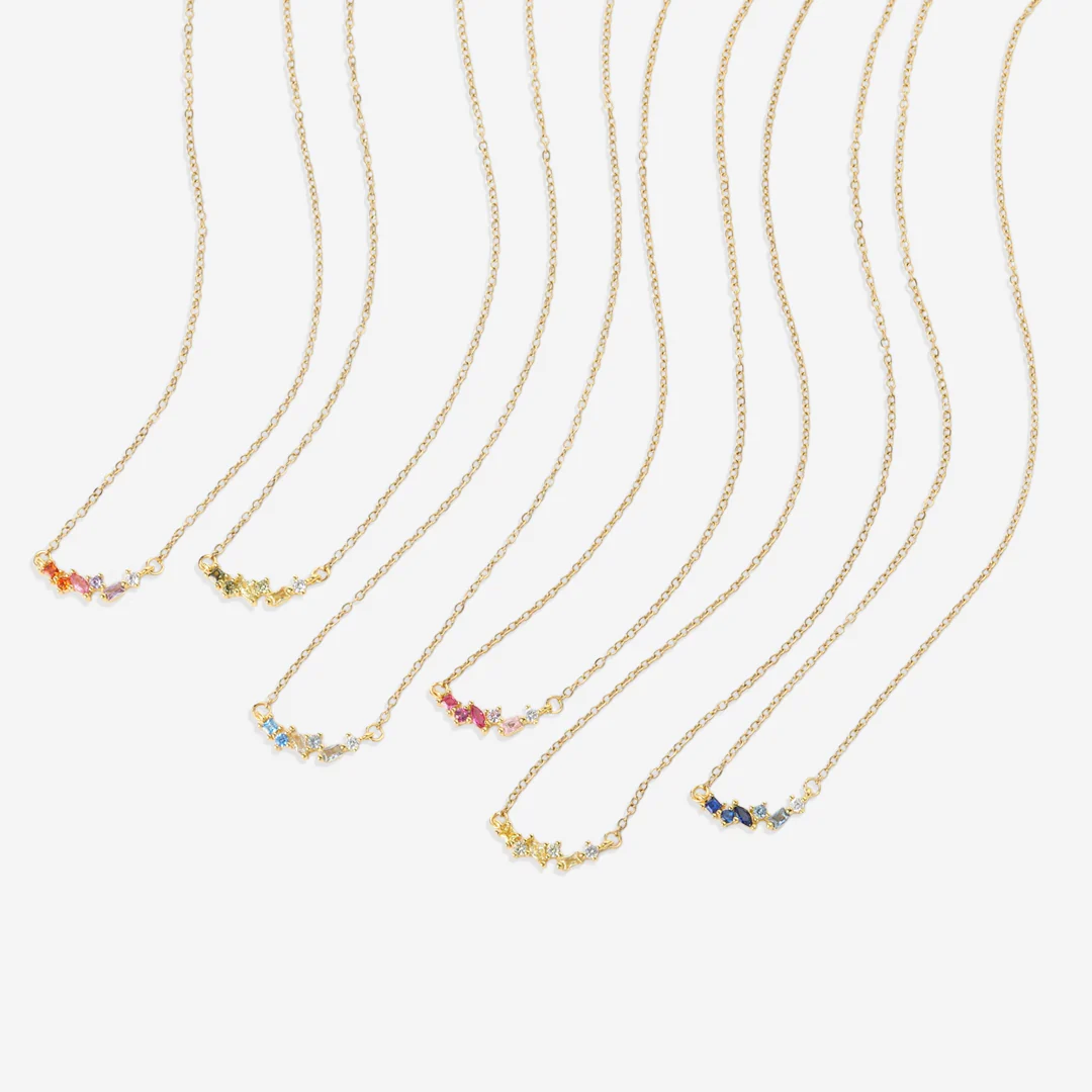 Ombre Birthstone Necklace