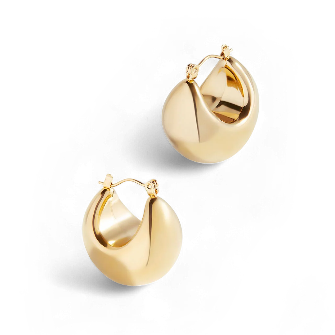 Sculpted Hoop Earrings