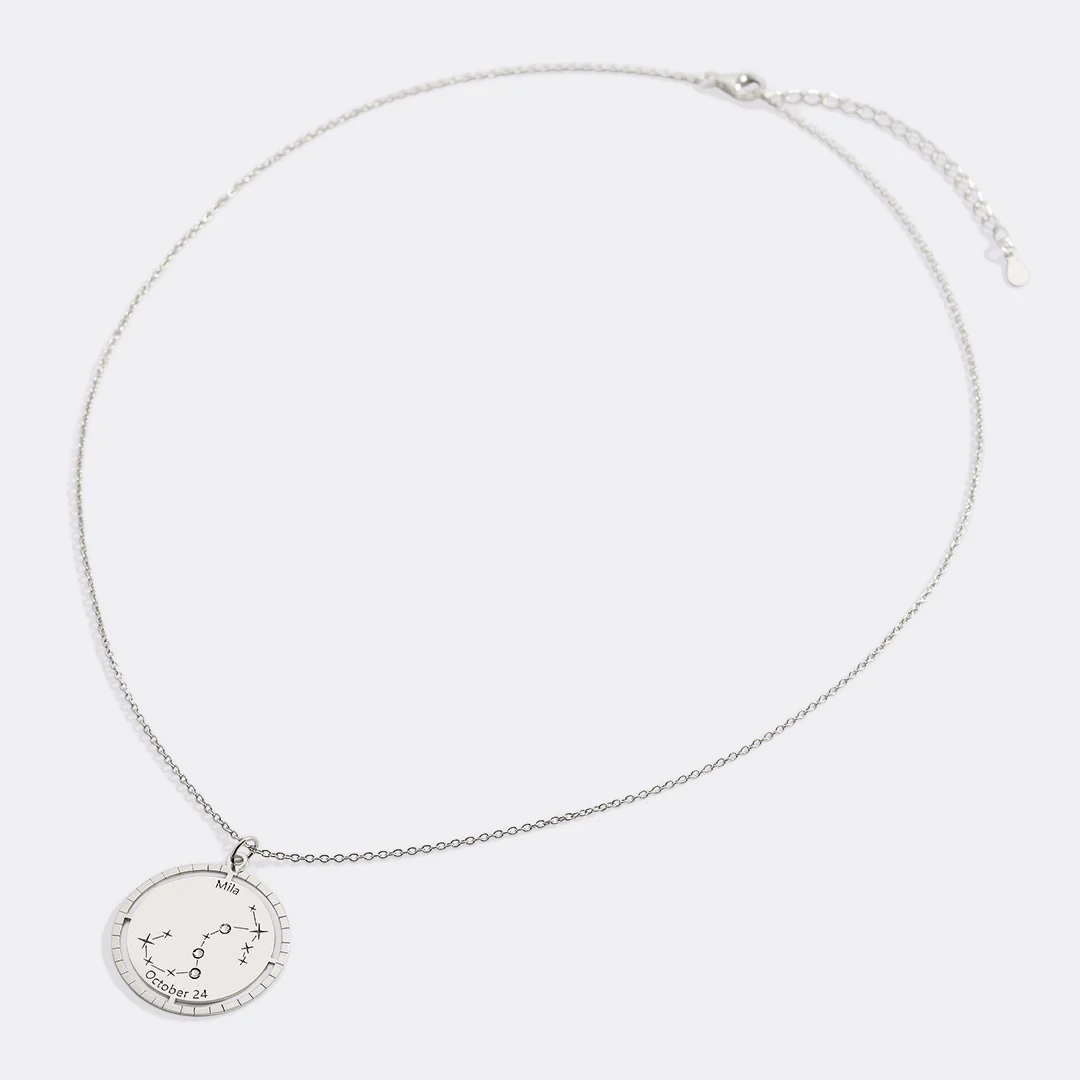 Personalized Constellation Pendant Necklace