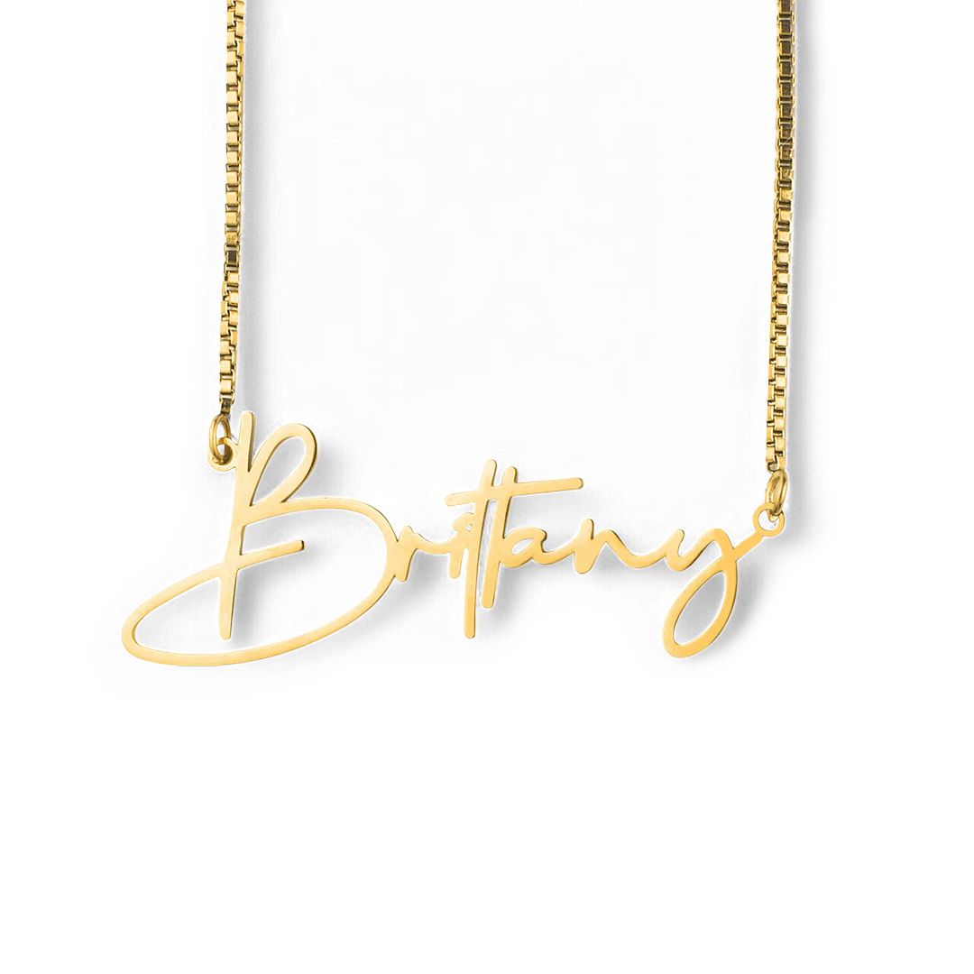 Modern Name Necklace