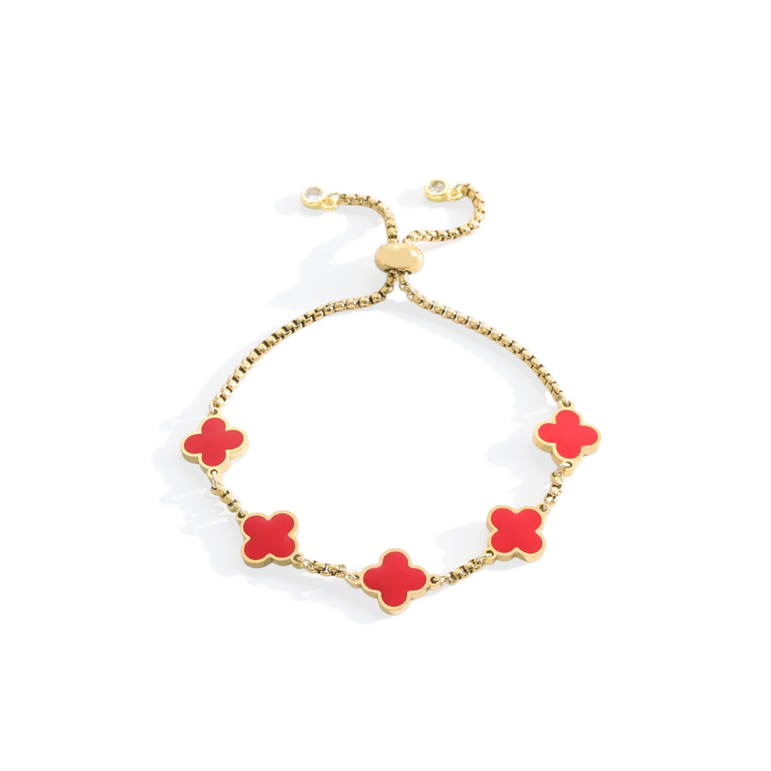 Clover Enamel Bracelet