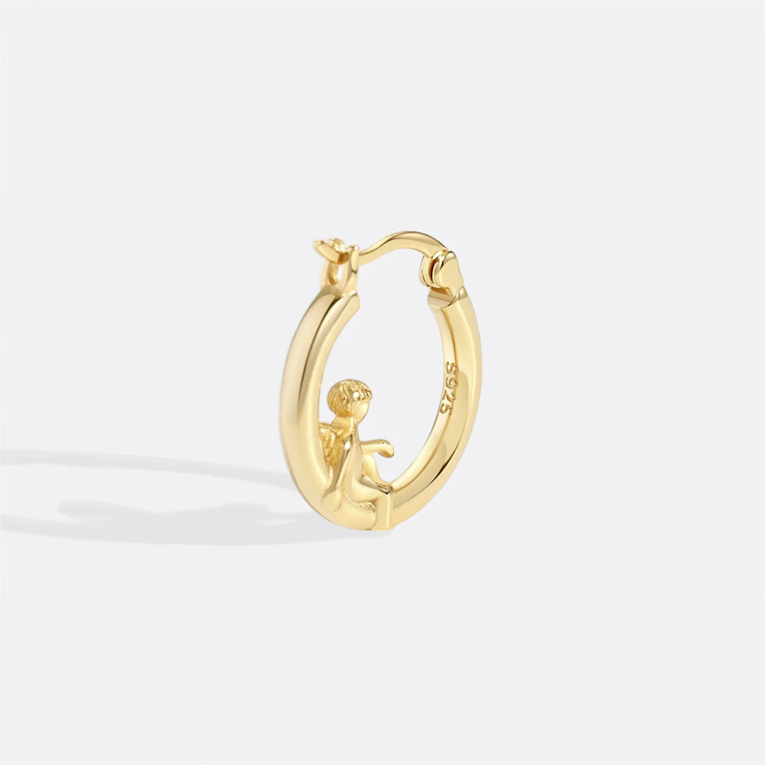 Cherub Gold Hoops