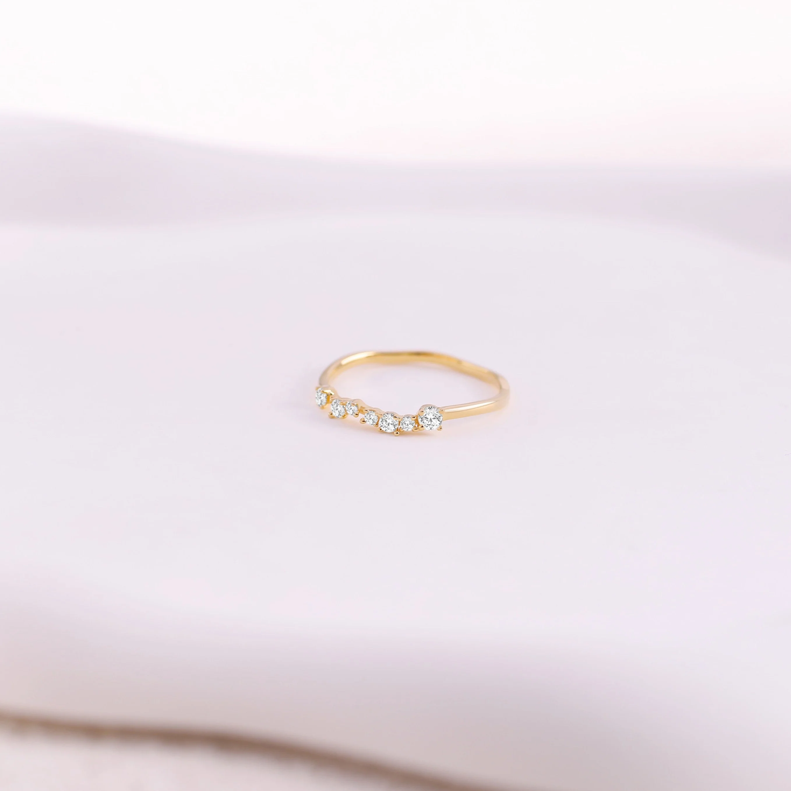 Shimmer Diamond Ring