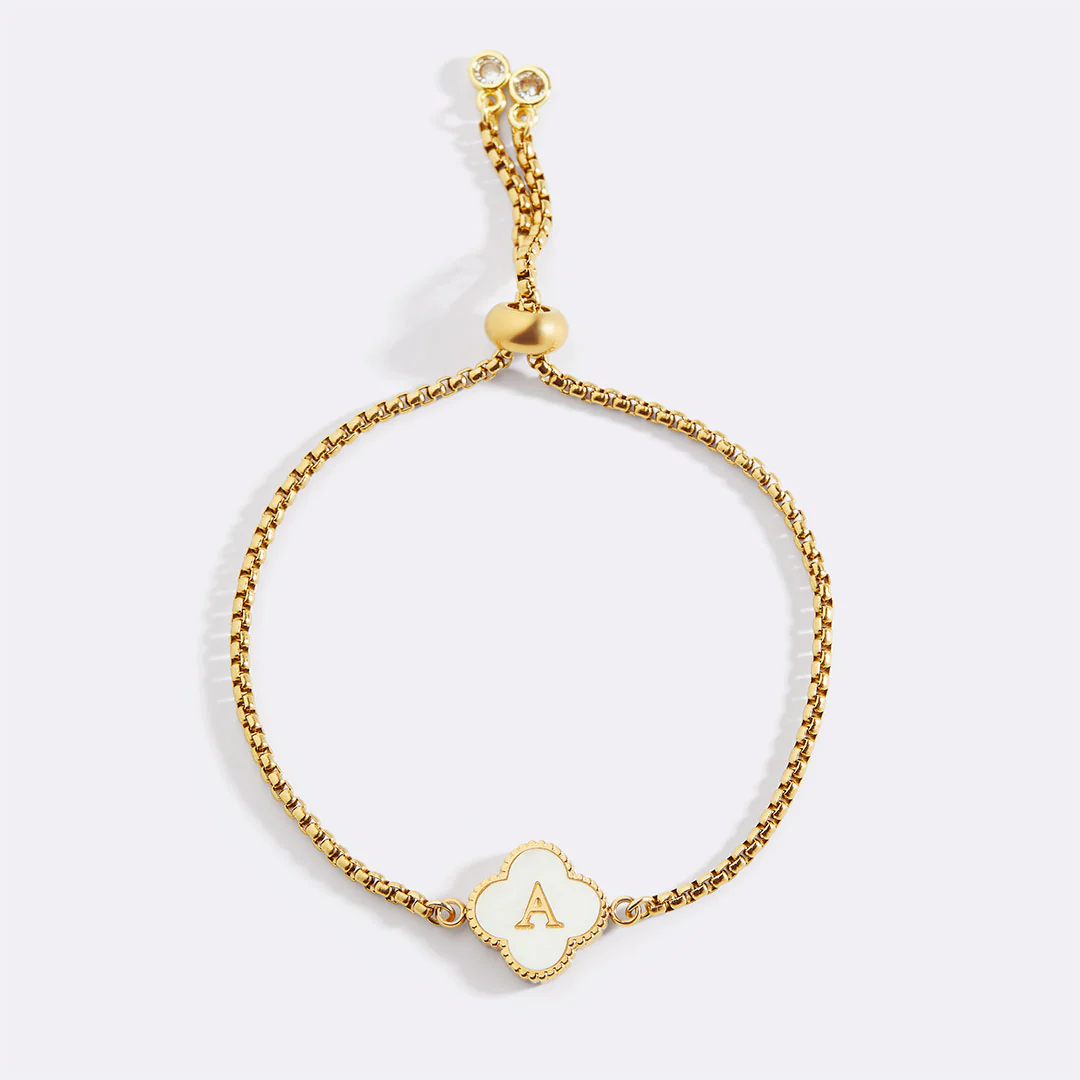 Clover Custom Name Bracelet