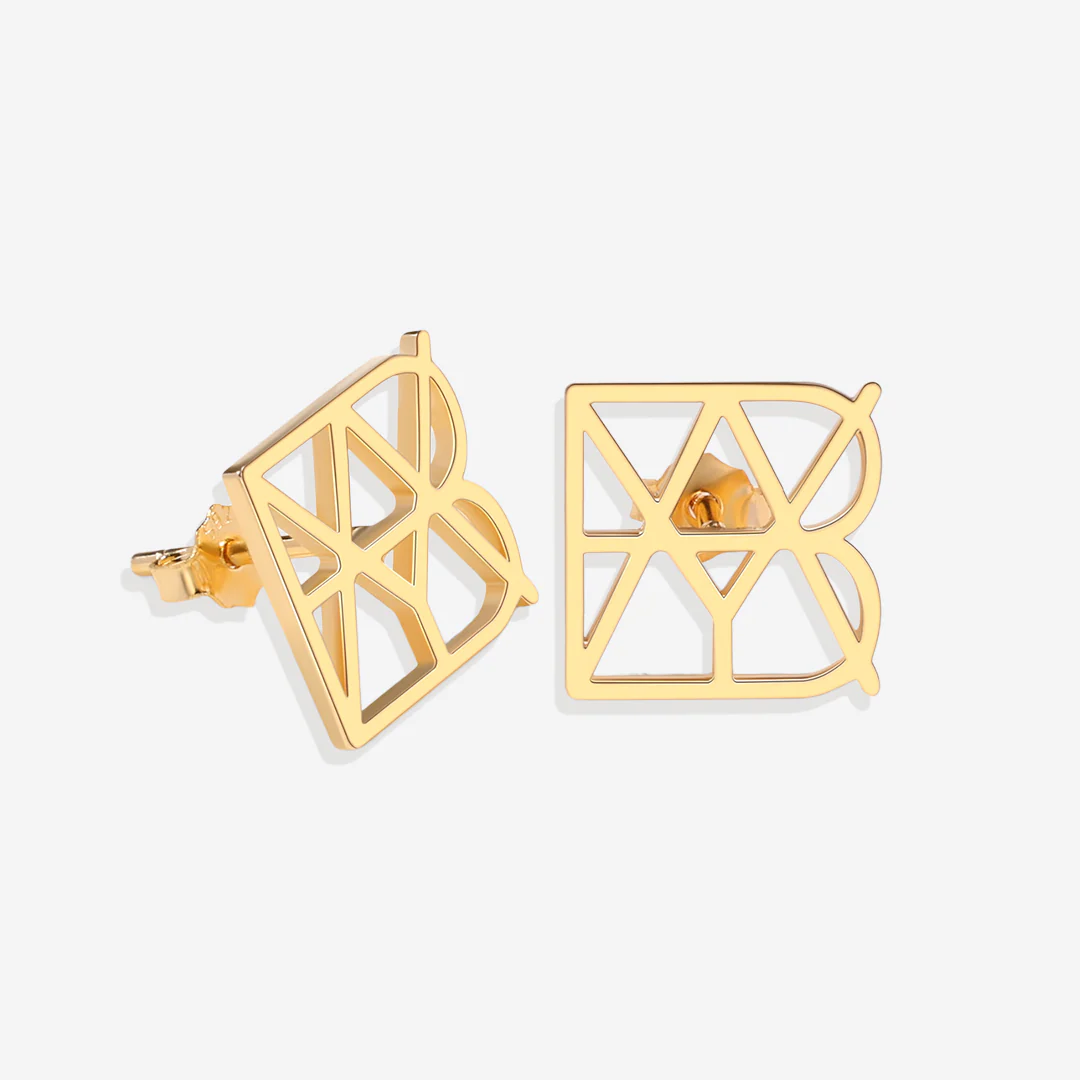 Monogram Name Earrings