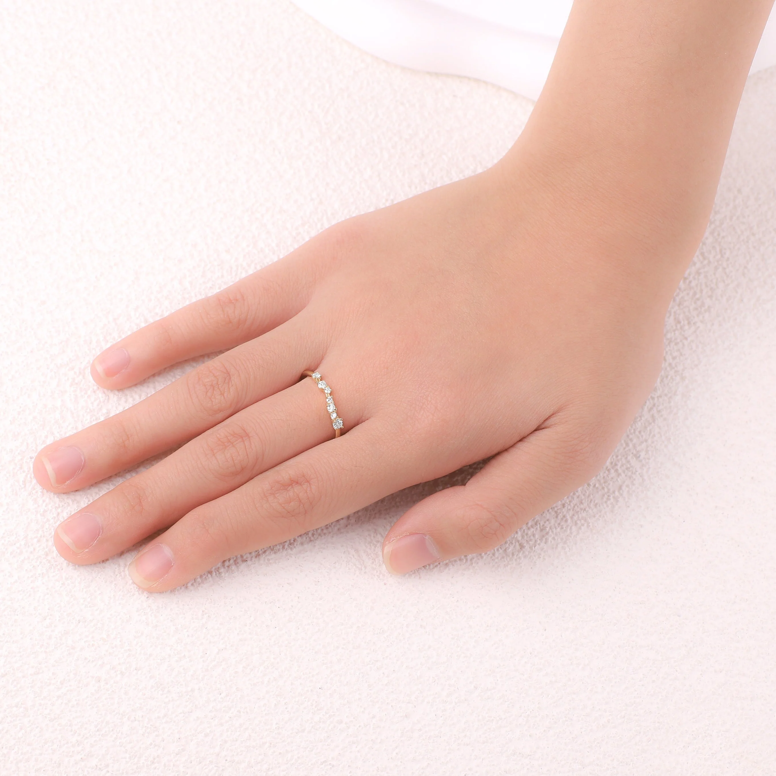 Shimmer Diamond Ring