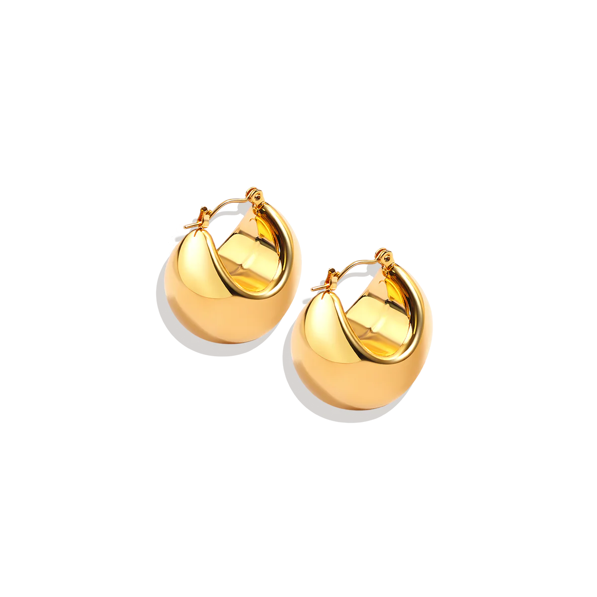 Sculpted Hoop Earrings