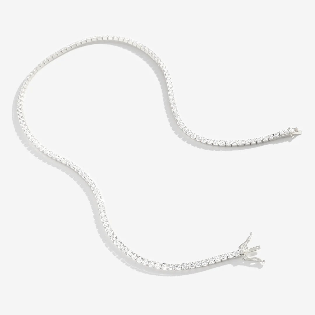 3mm Tennis Necklace