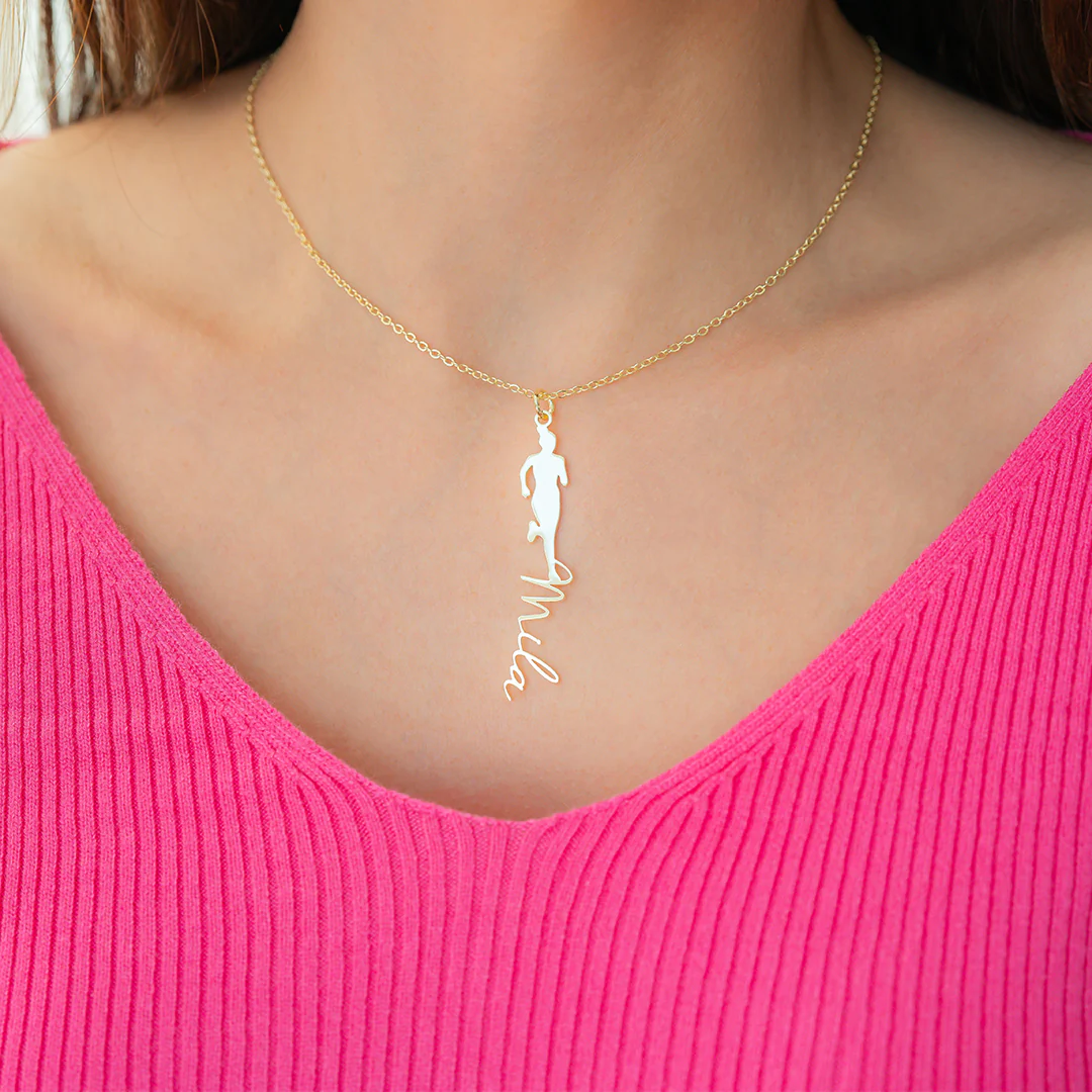 Runner Name Necklace