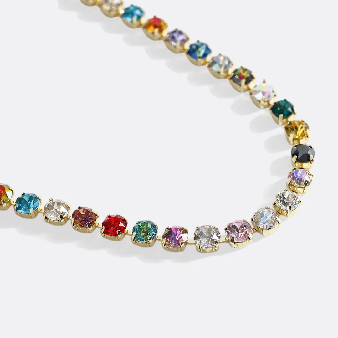 Ombré Crystal Adjustable Necklace