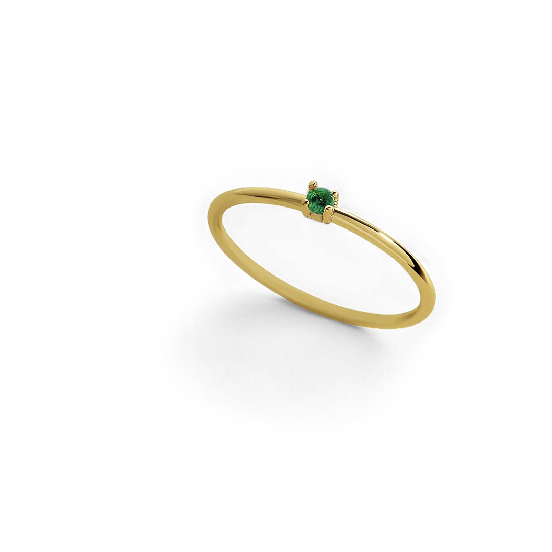 Super Dainty Birthstone Stacking Ring