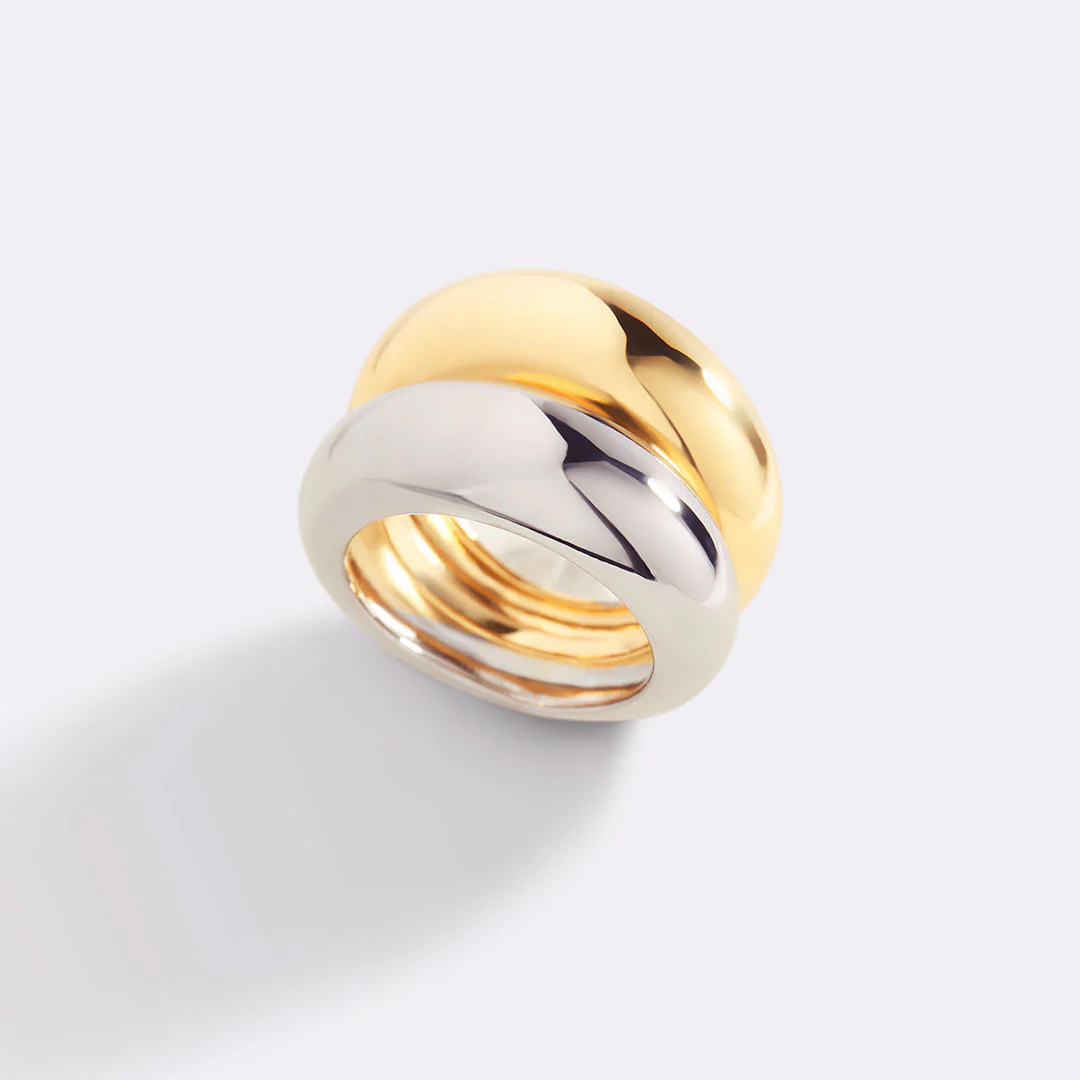 The Merge Mixed Metal Ring