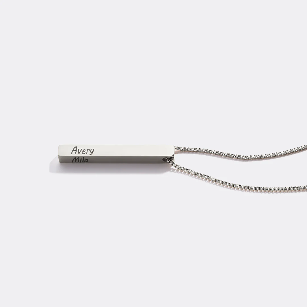 Muse Pillar Bar Necklace