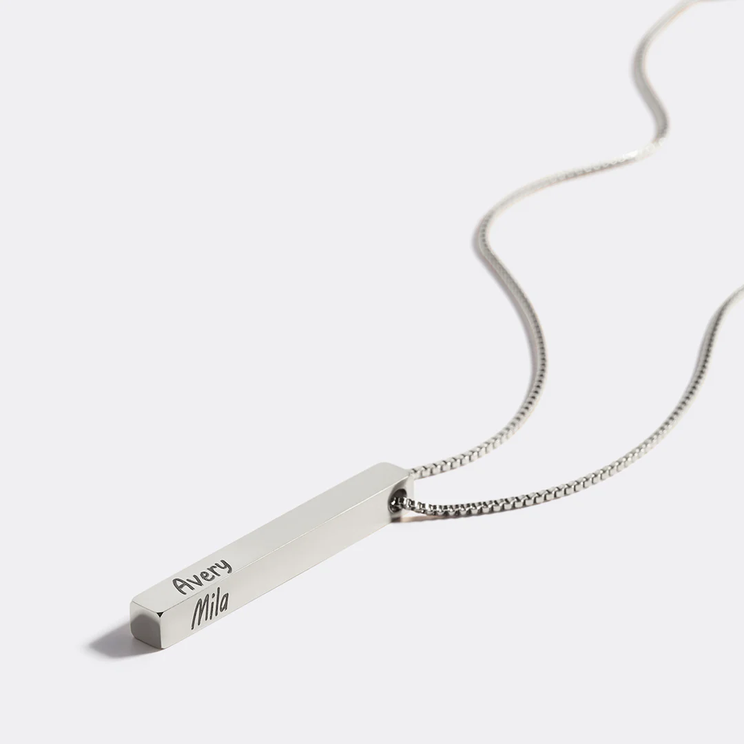 Muse Pillar Bar Necklace