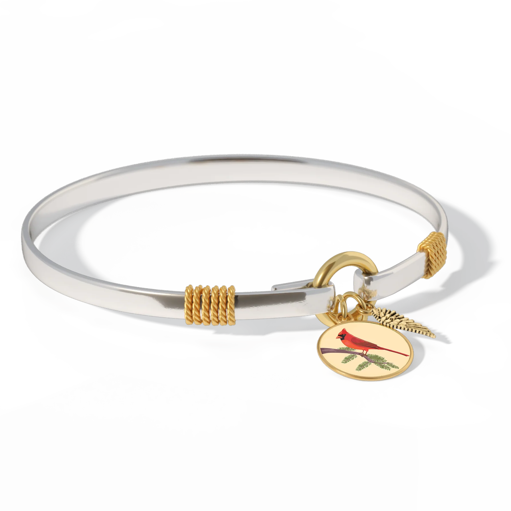 Cardinal - Two-Tone Custom Charm Bracelet