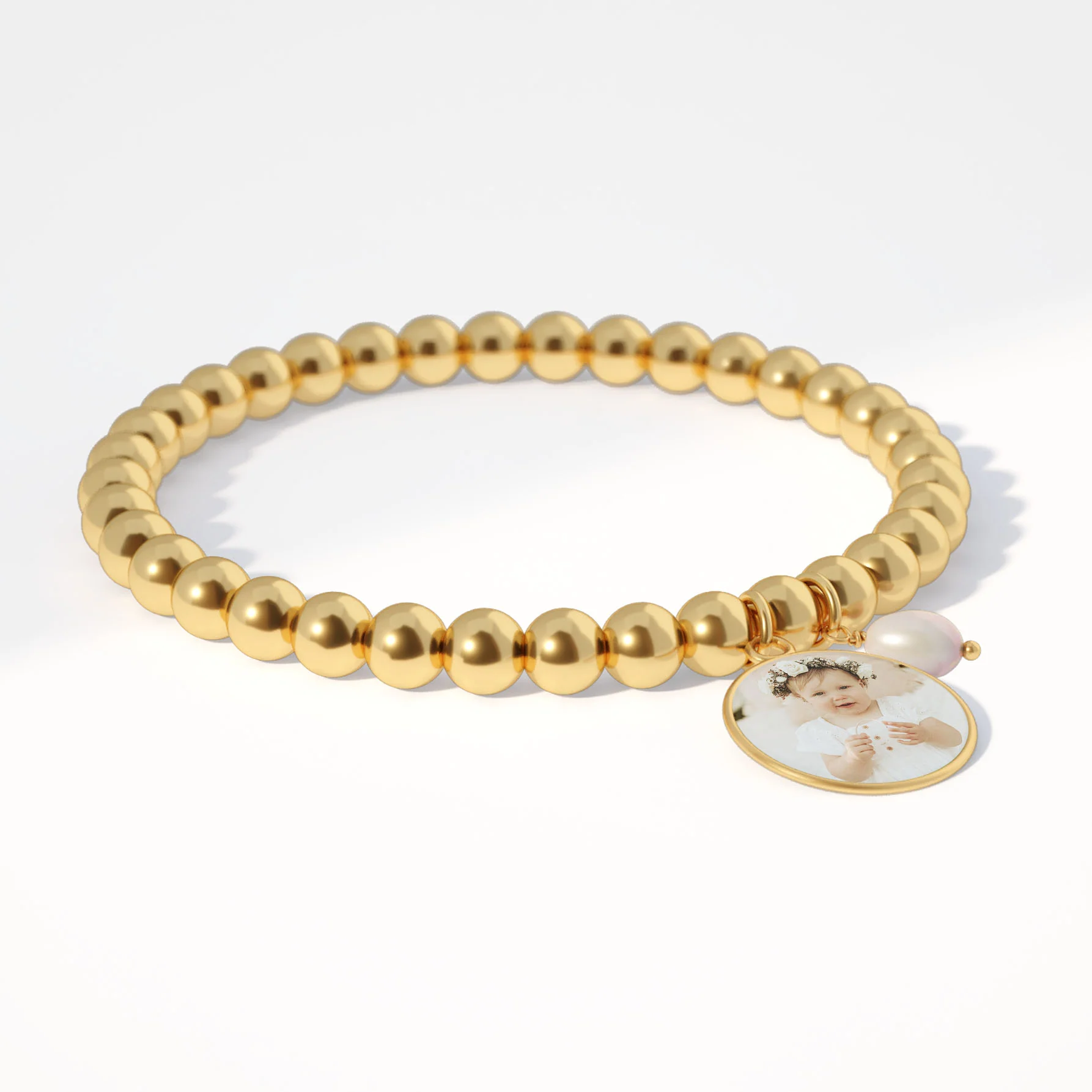 Personalized Photo Diana Charm Bracelet