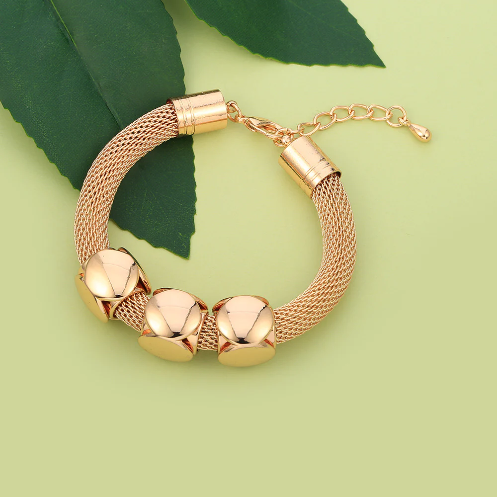 Test - Tri-Cube Metal Bracelet