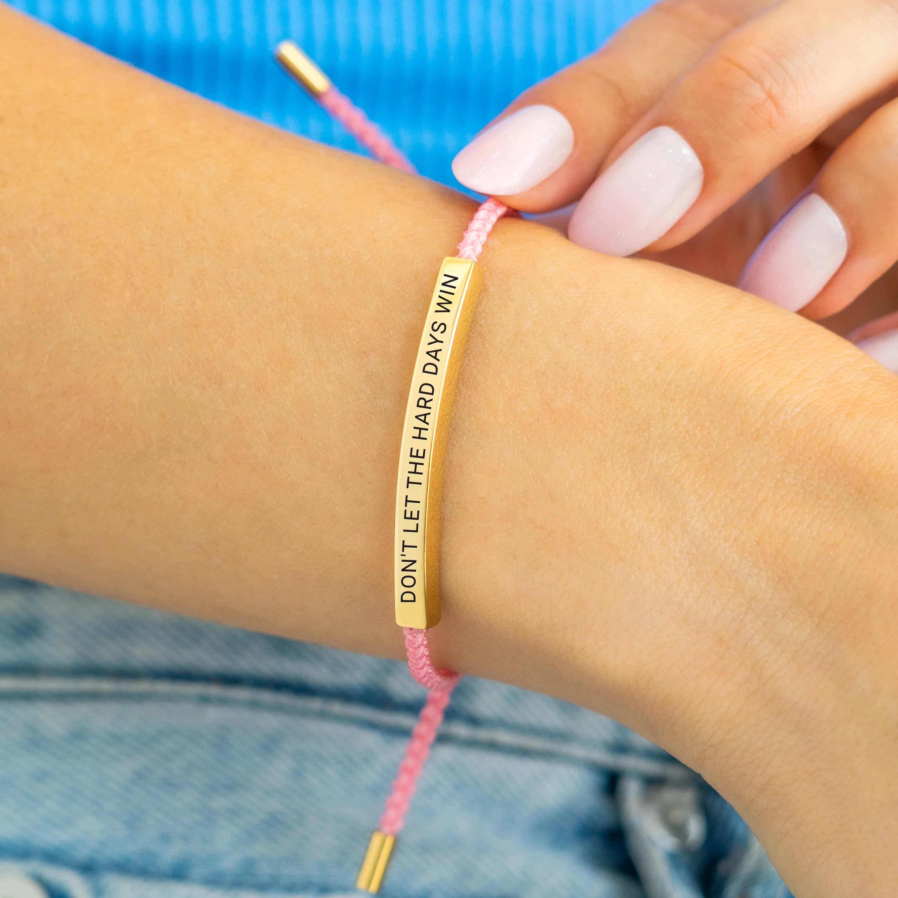 Don't Let The Hard Days Win Inspire Bracelet