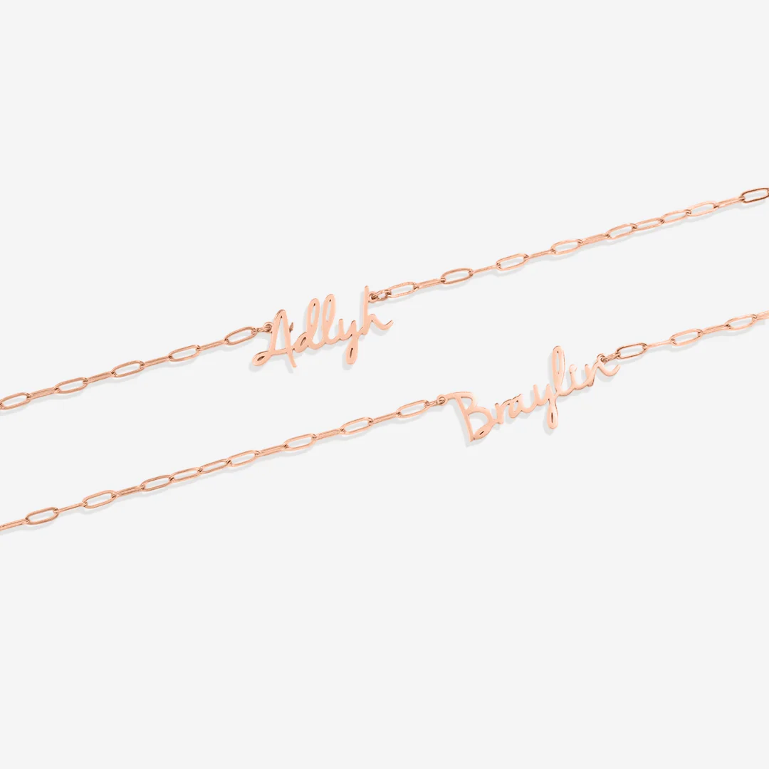 Fairy Name Necklace with Box Chain