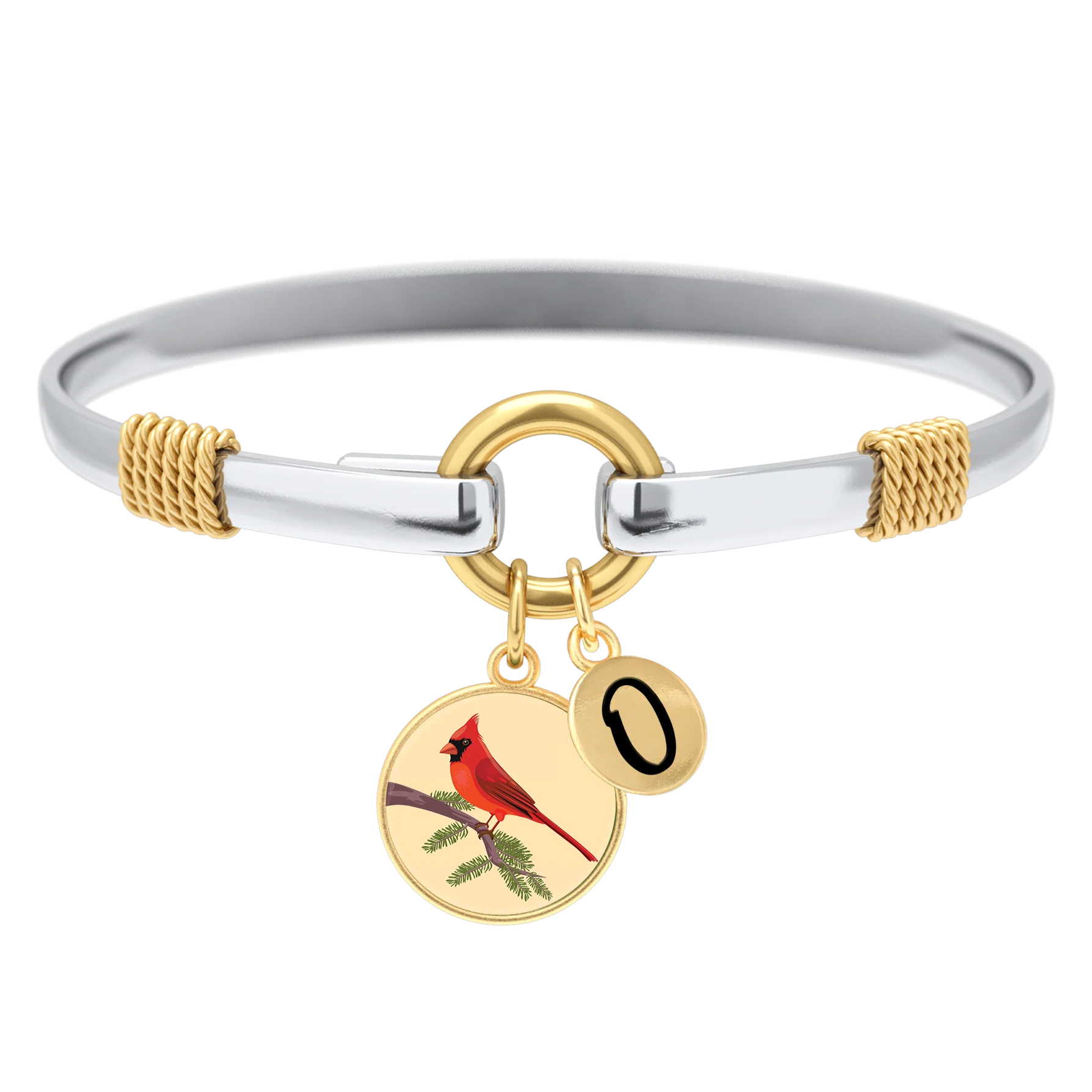Cardinal - Two-Tone Custom Charm Bracelet