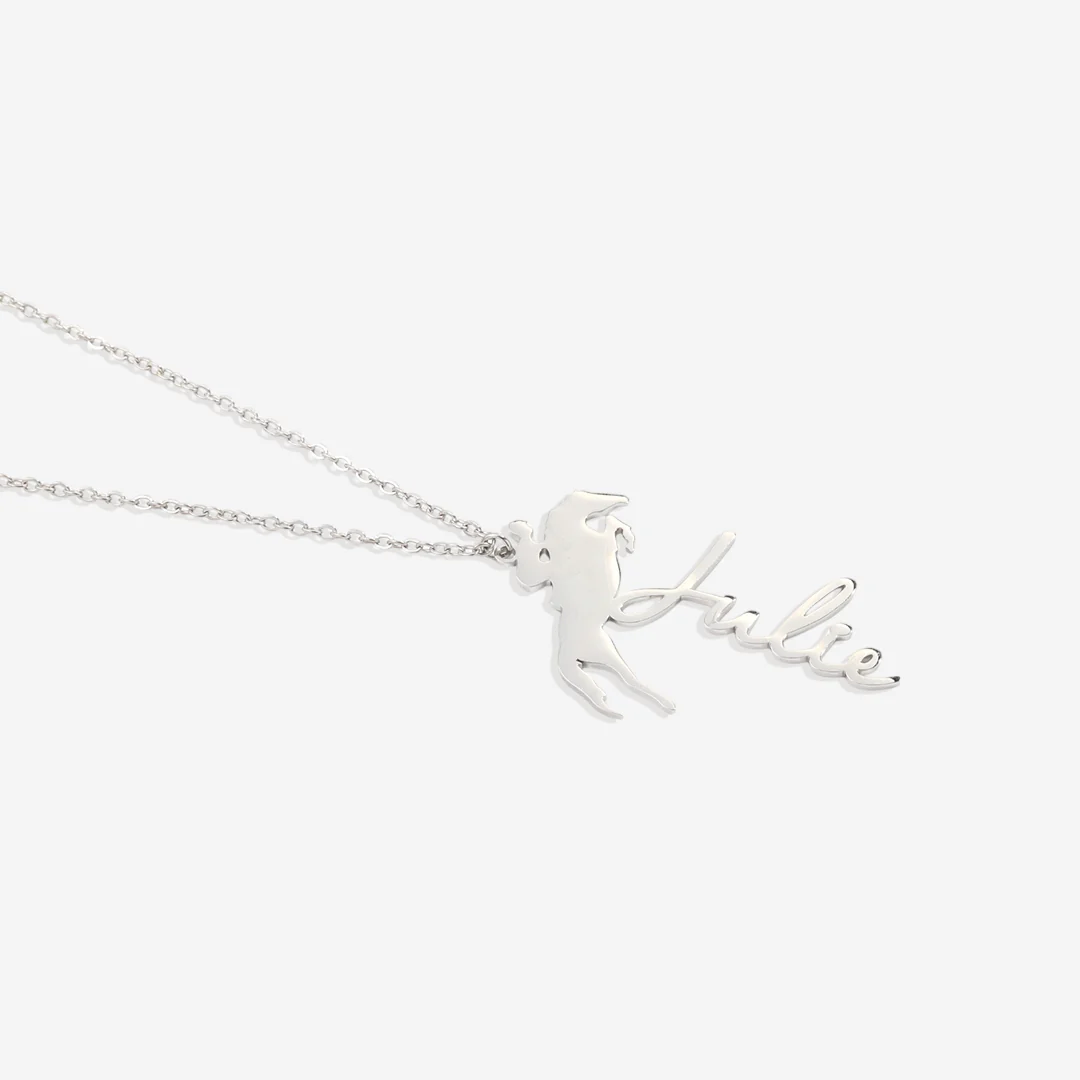 Equestrian Name Necklace
