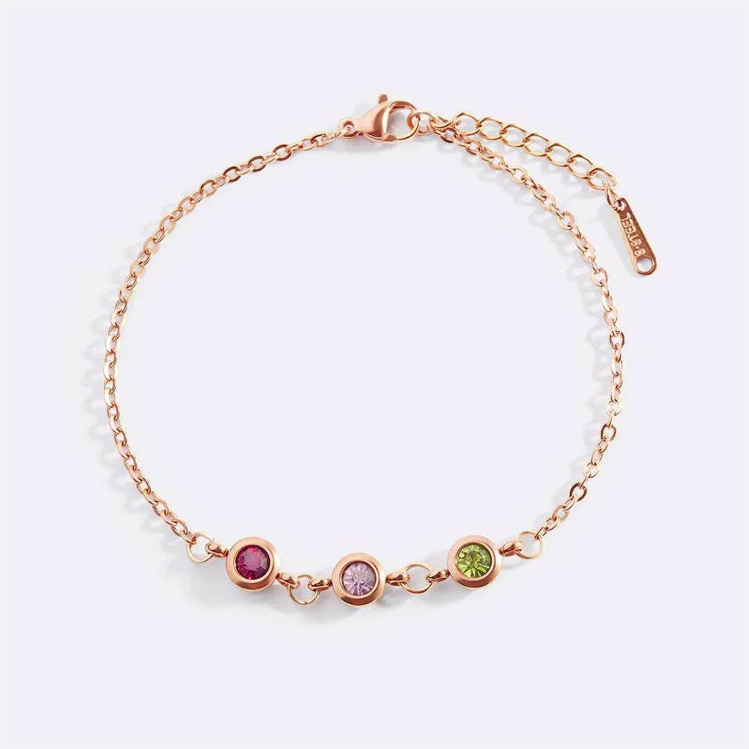 Personalized Birthstone Bracelet