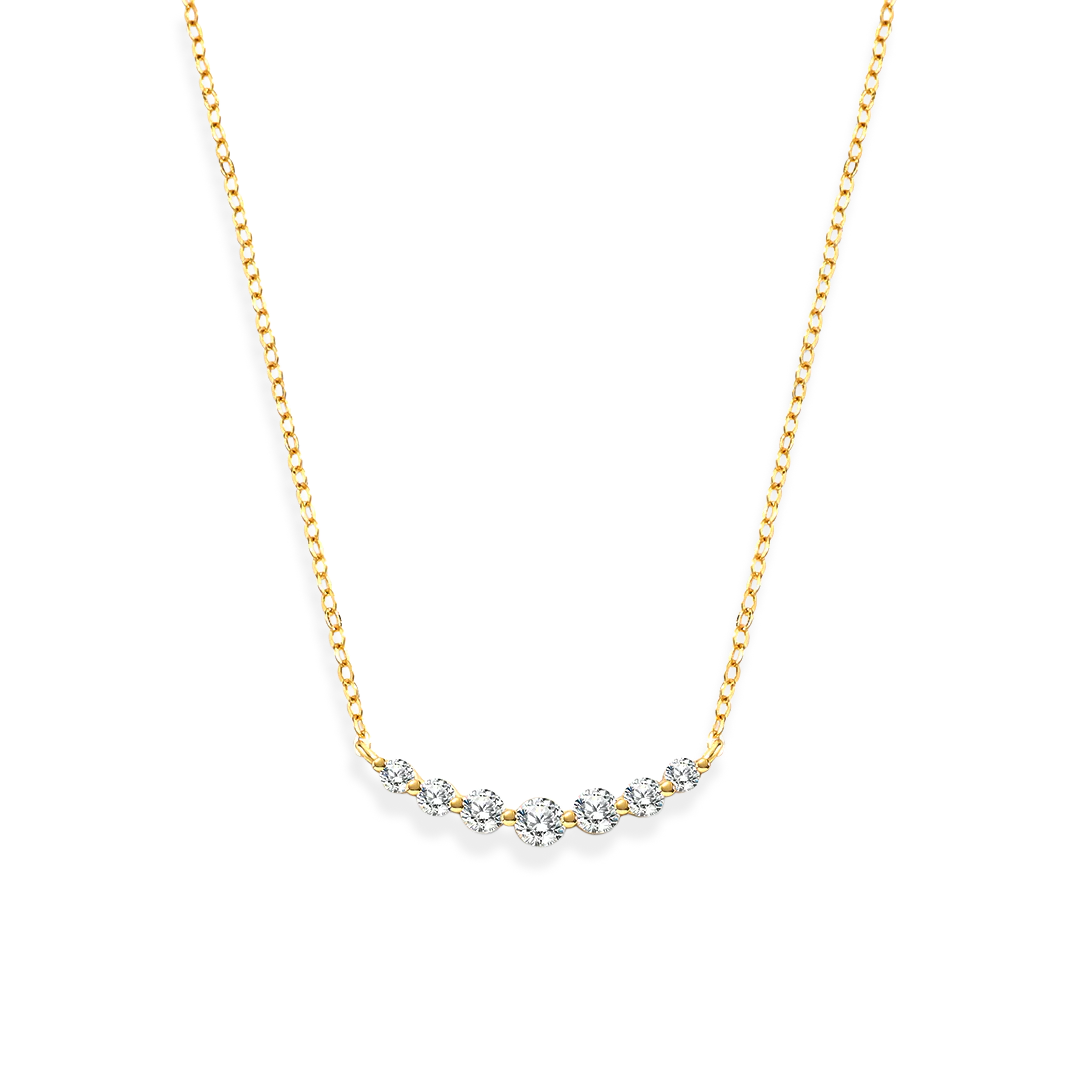 Classic Arc Diamond Necklace