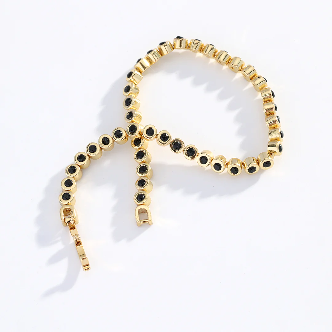 Black Gemstone Bracelet