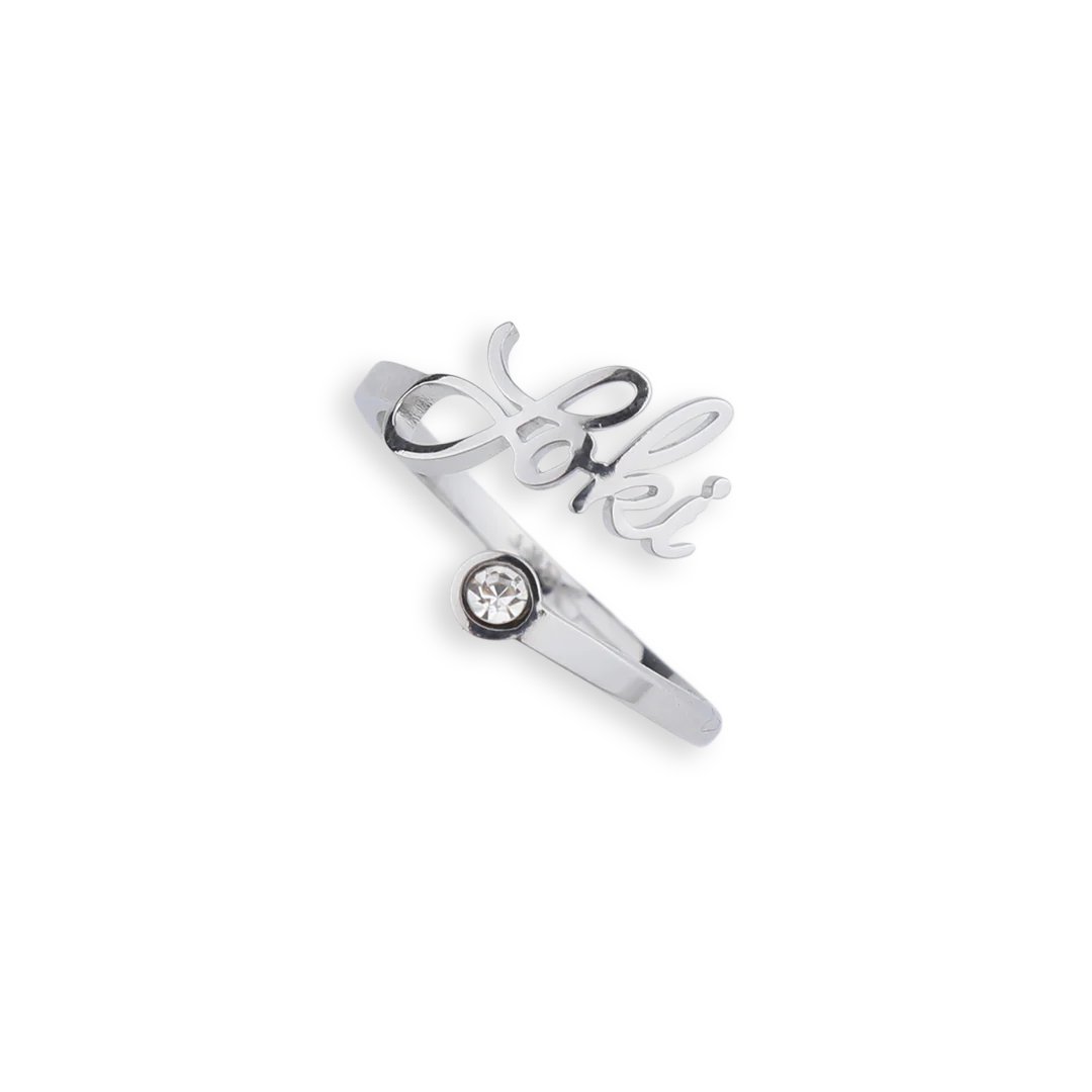 Custom Name Birthstone Ring