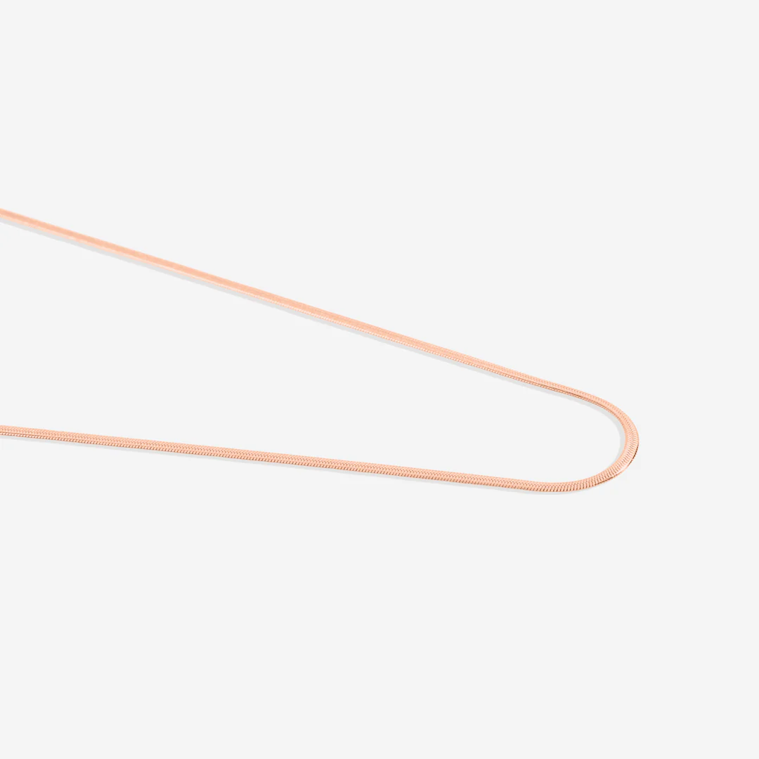 Dainty Herringbone Chain Necklace