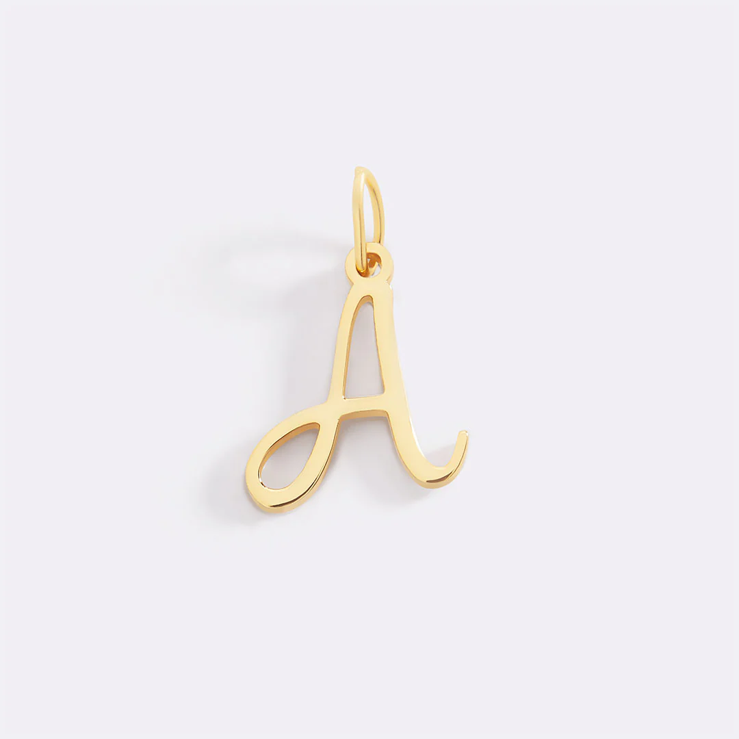 Cursive Initial Charm