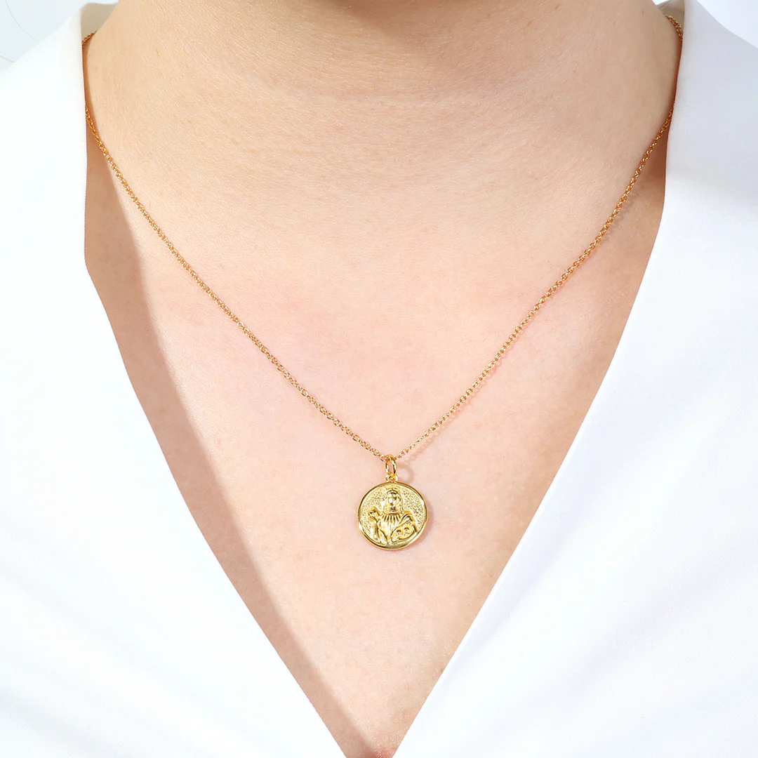 Greek Goddess Pendant Necklace