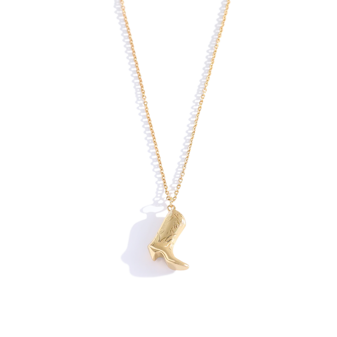 Cowboy Boot Necklace