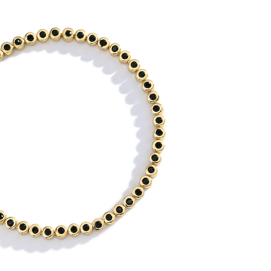 Black Gemstone Bracelet