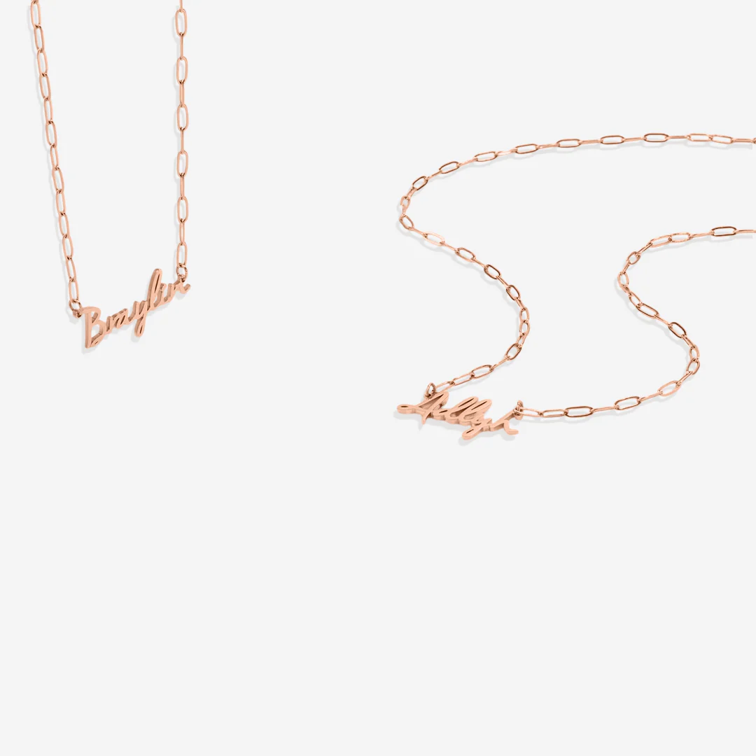 Fairy Name Necklace with Box Chain