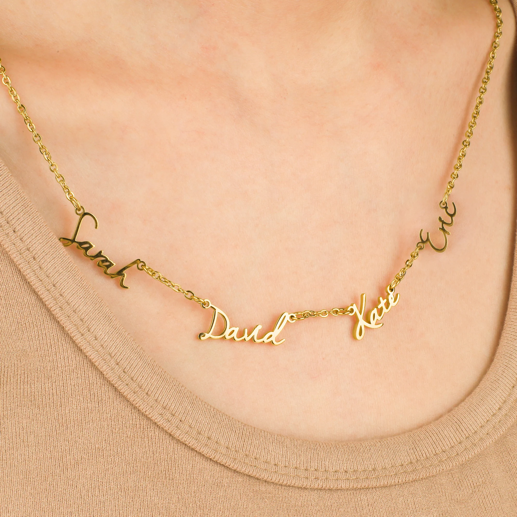 Fairy Multiple Name Necklace | Add Up to 4 Names