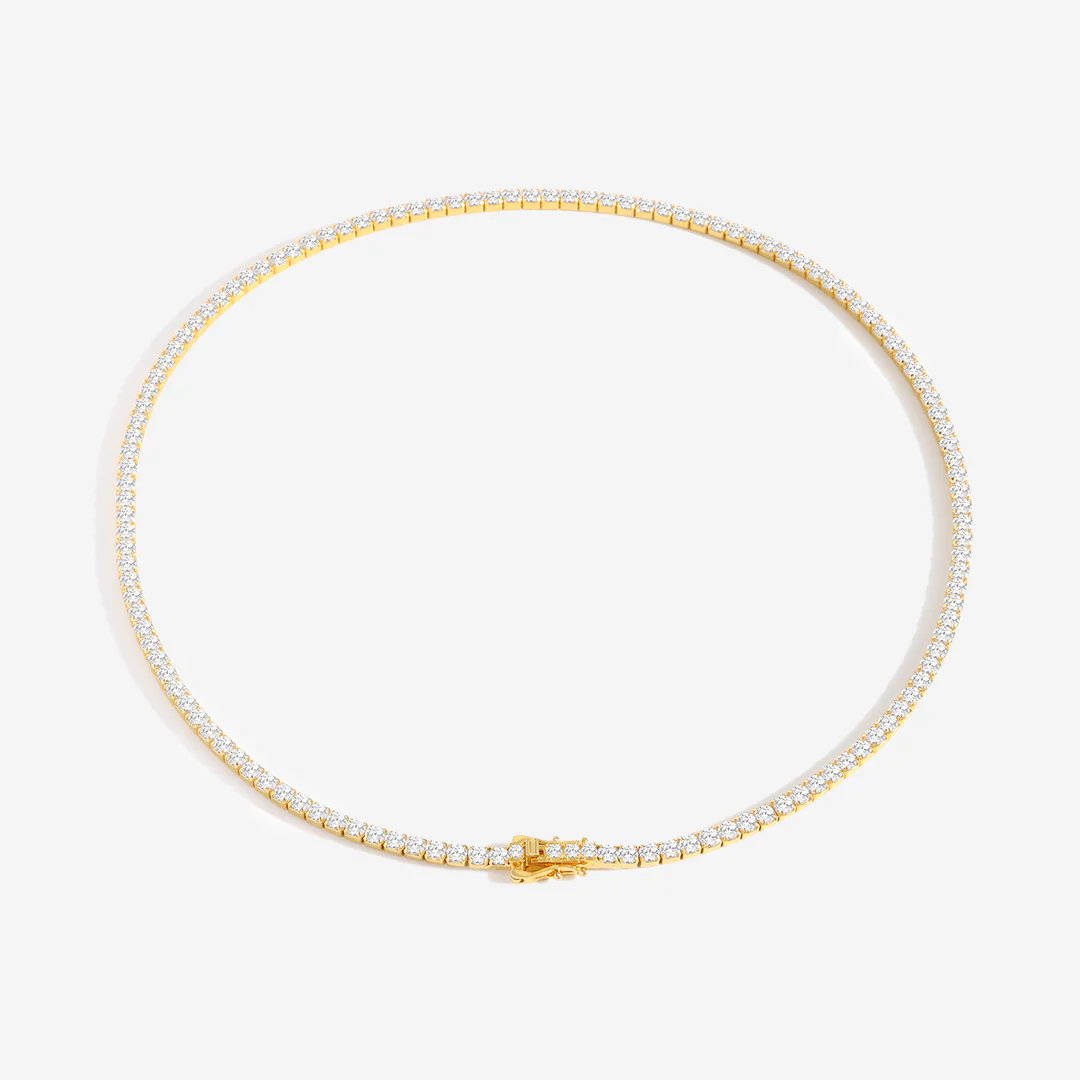 3mm Tennis Necklace