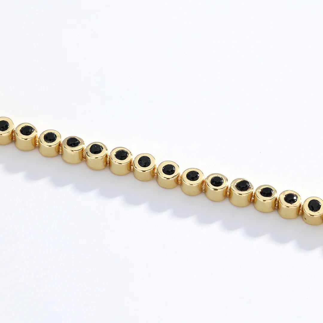 Black Gemstone Bracelet