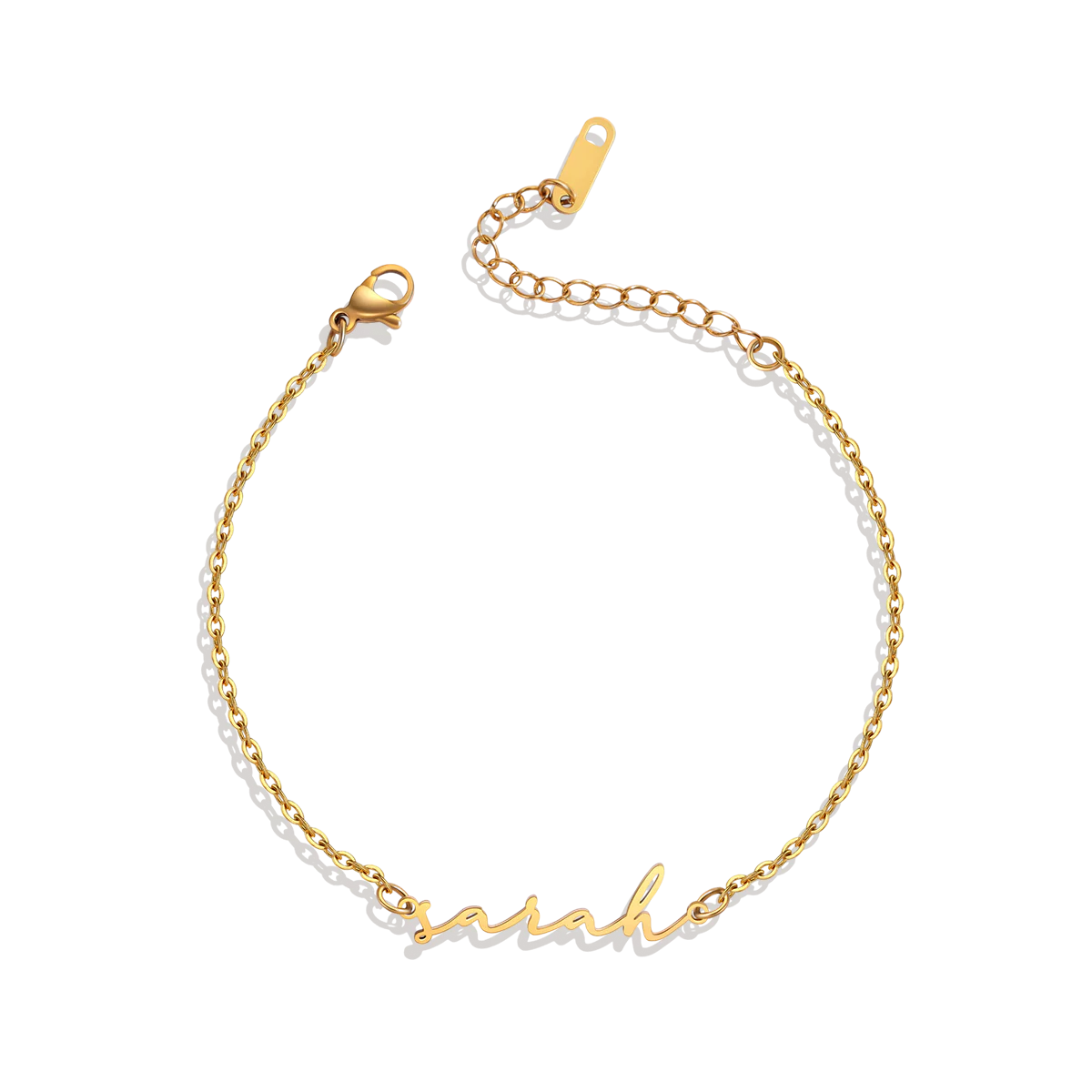 Dainty Script Name Bracelet