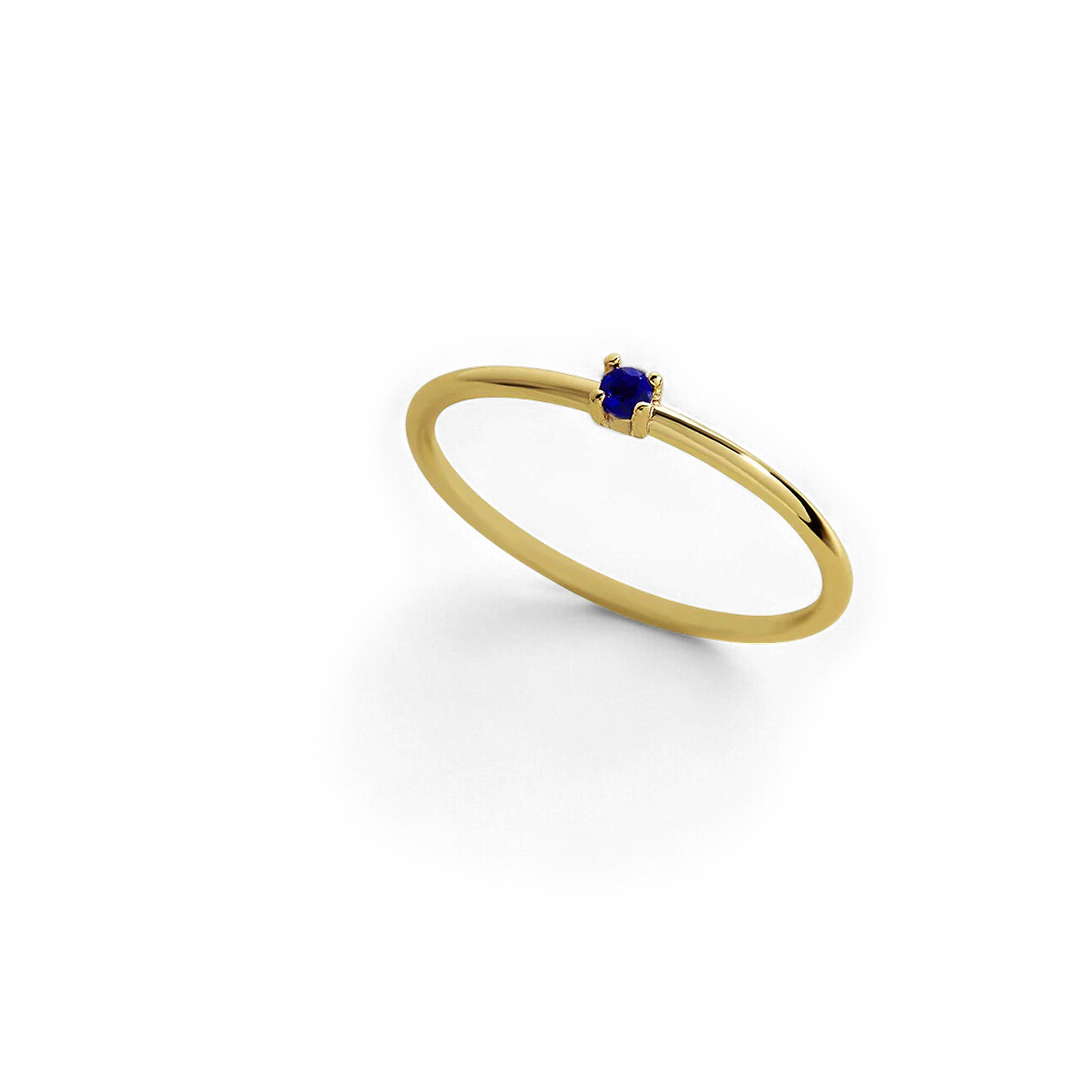 Super Dainty Birthstone Stacking Ring