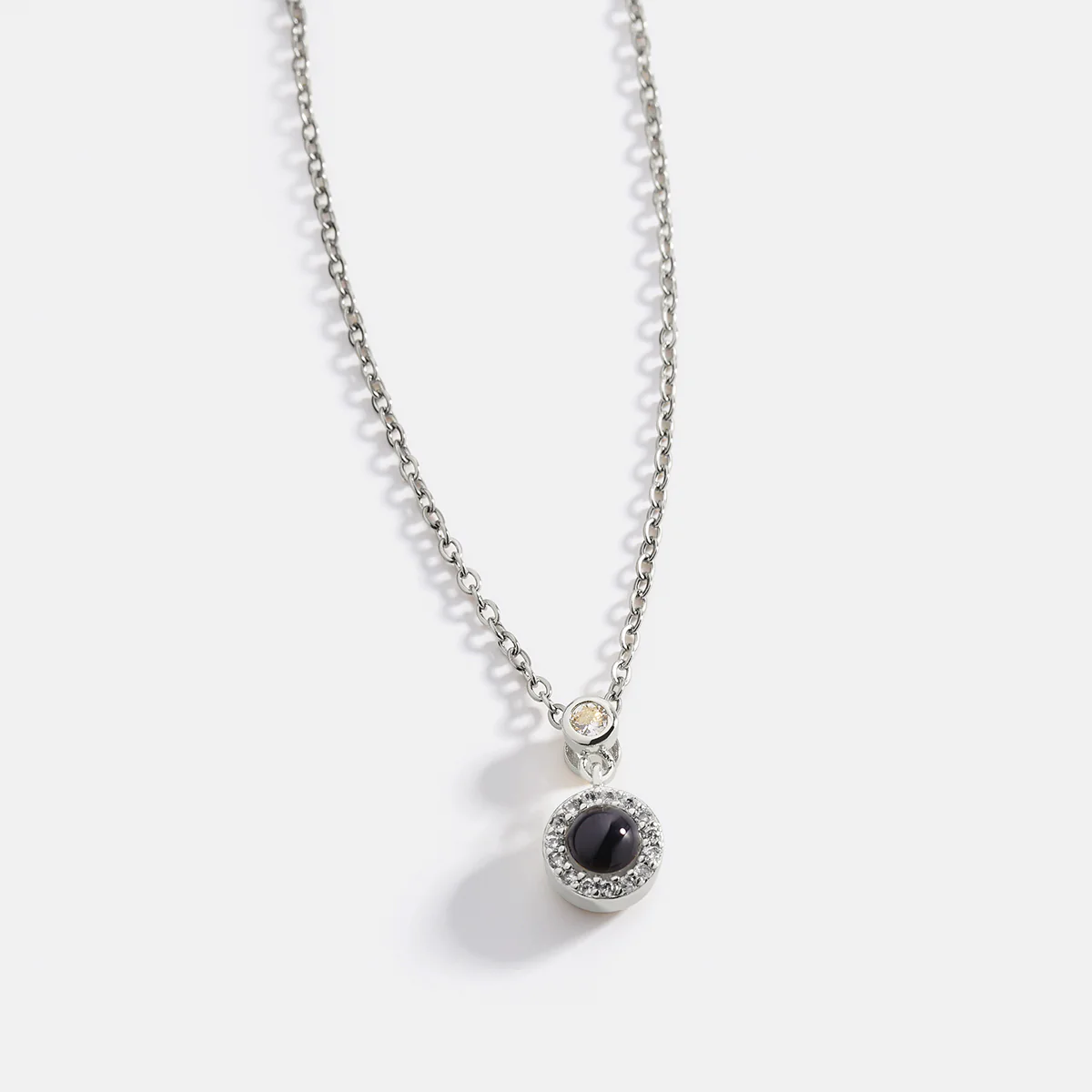 Petite Halo Photo Necklace