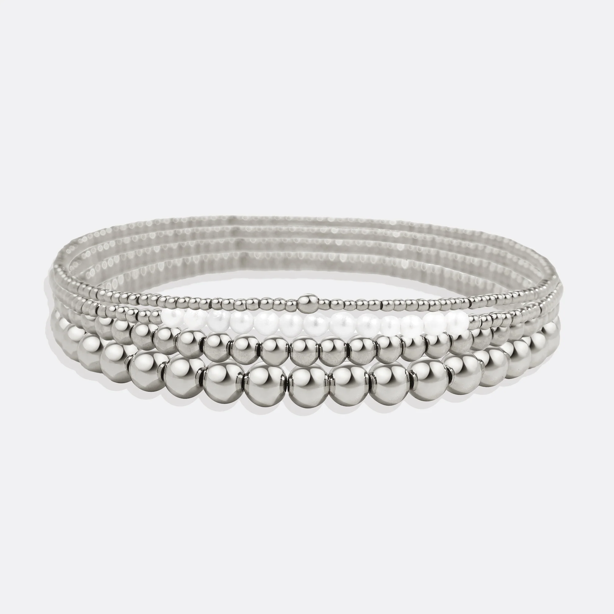 Everyday Pearl Bracelet Stacking Set