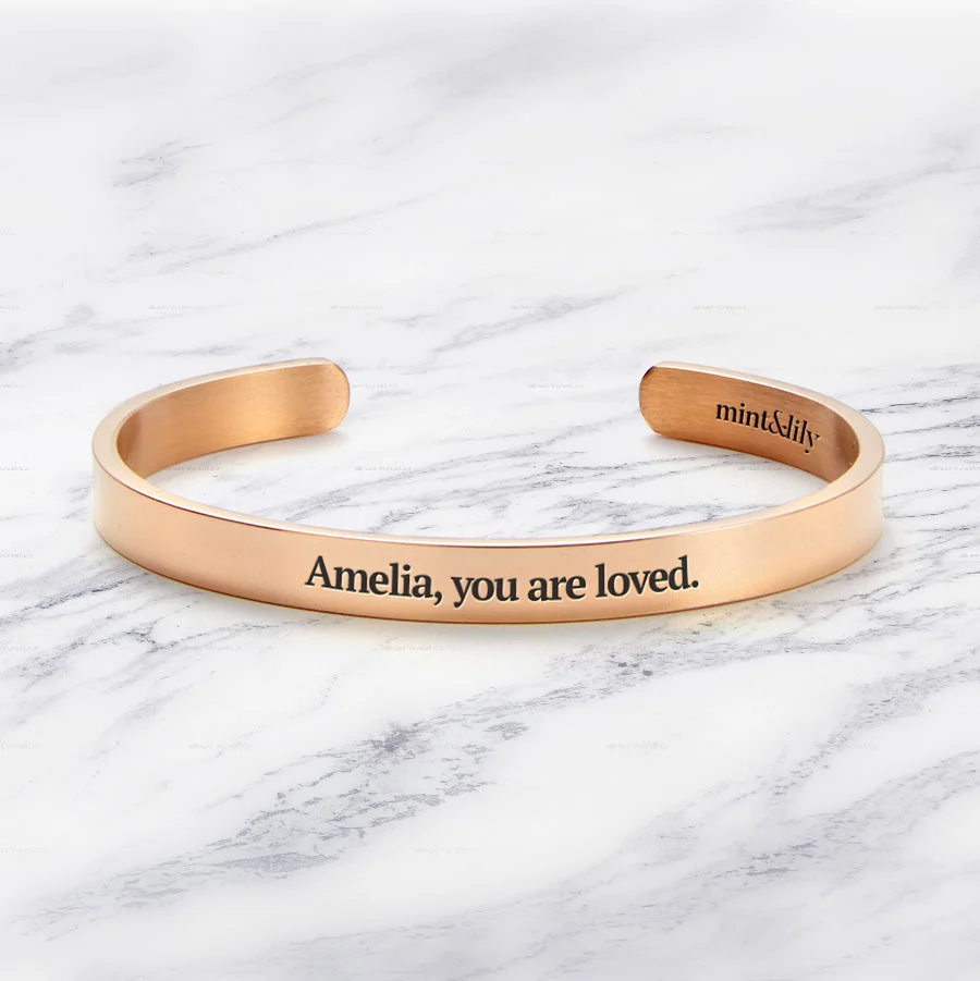 Customize Your Personalizable Cuff Bracelet