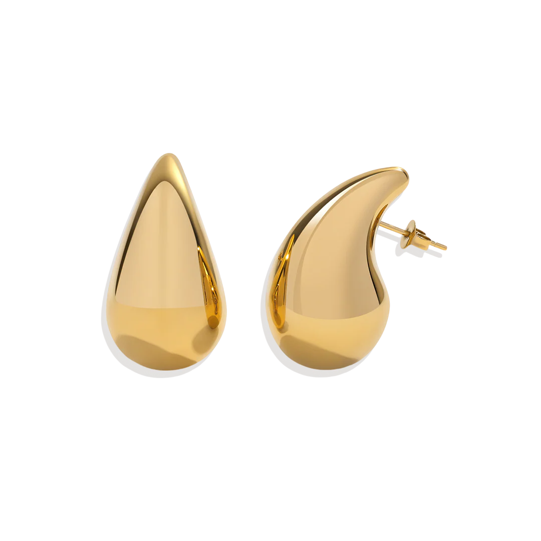 Sculptural Raindrop Earrings